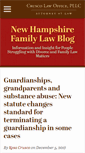 Mobile Screenshot of nhfamilylawblog.com