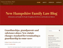 Tablet Screenshot of nhfamilylawblog.com